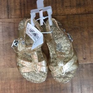 NWT Old Navy Gold Jellies